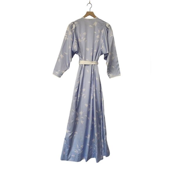 Vintage Wing Tipped Butterly Robe in Blue - Picture 3 of 12